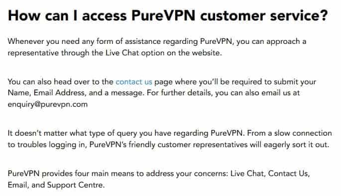 PureVPN Customer Support PureVPN Customer Support