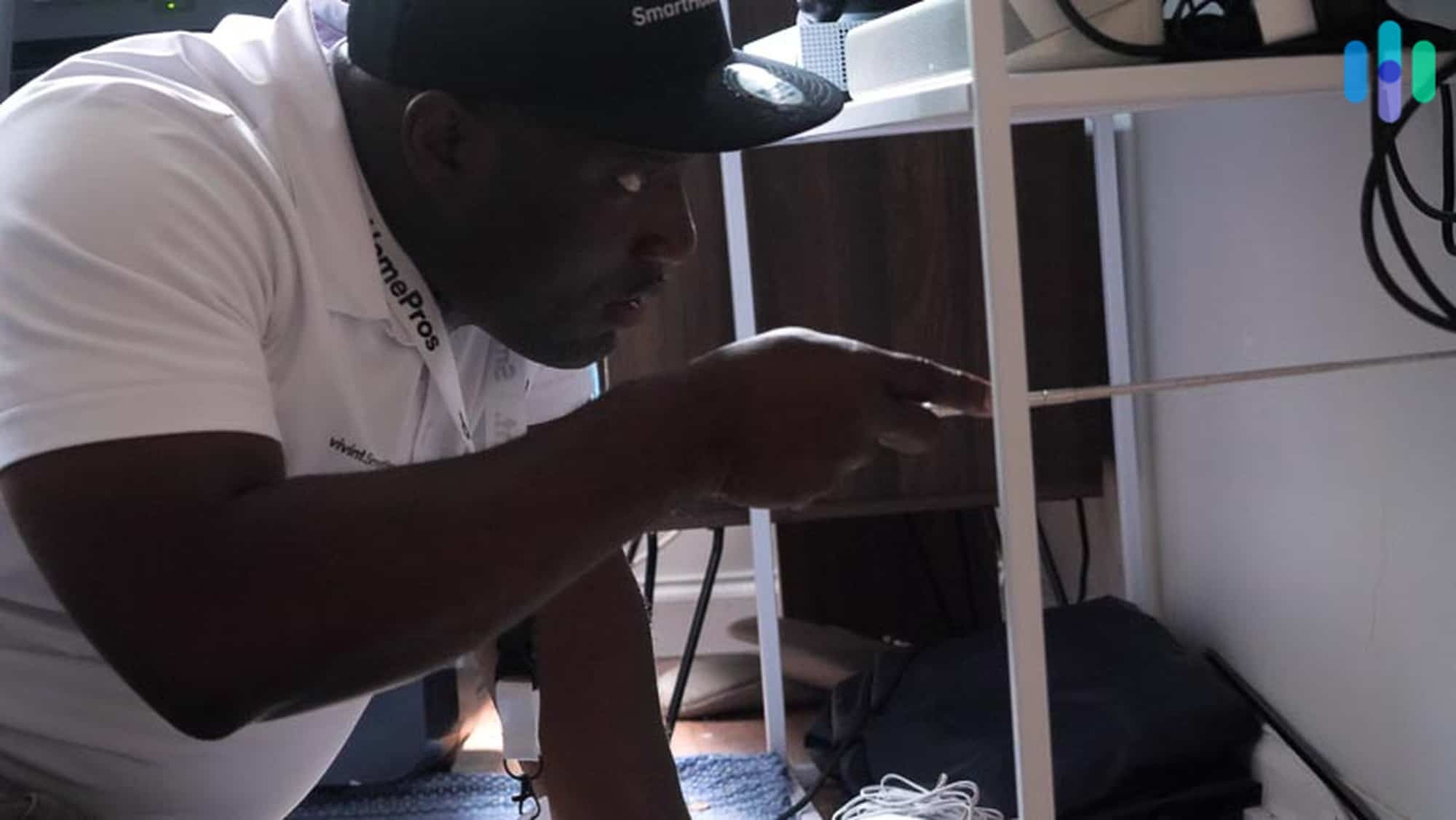 Installing Vivint System Our Editor, Gabe Turner, Installing Vivint