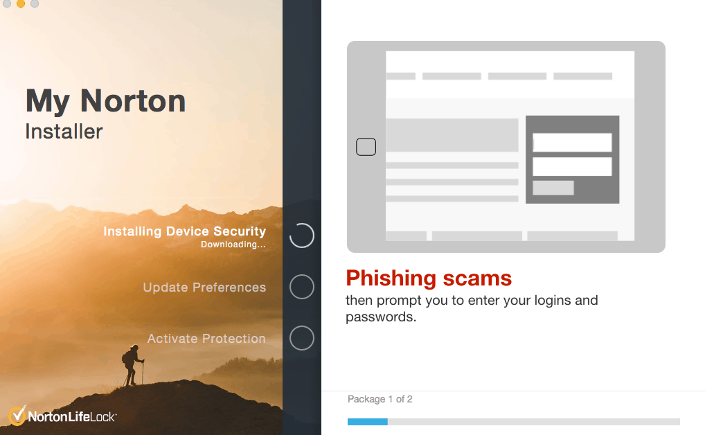 Installing Norton Installing Norton
