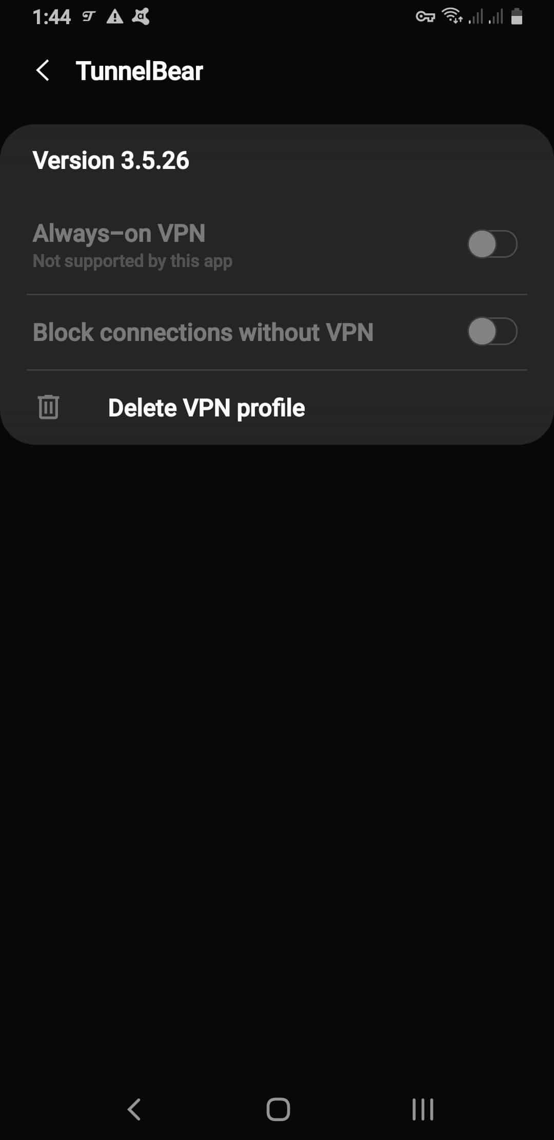 Activating Always-on VPN if supported Activating Always-on VPN if supported