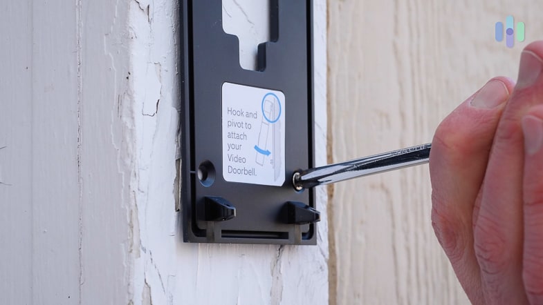 Ring Doorbell – Mounting plate outside Ring Doorbell - Mounting plate outside