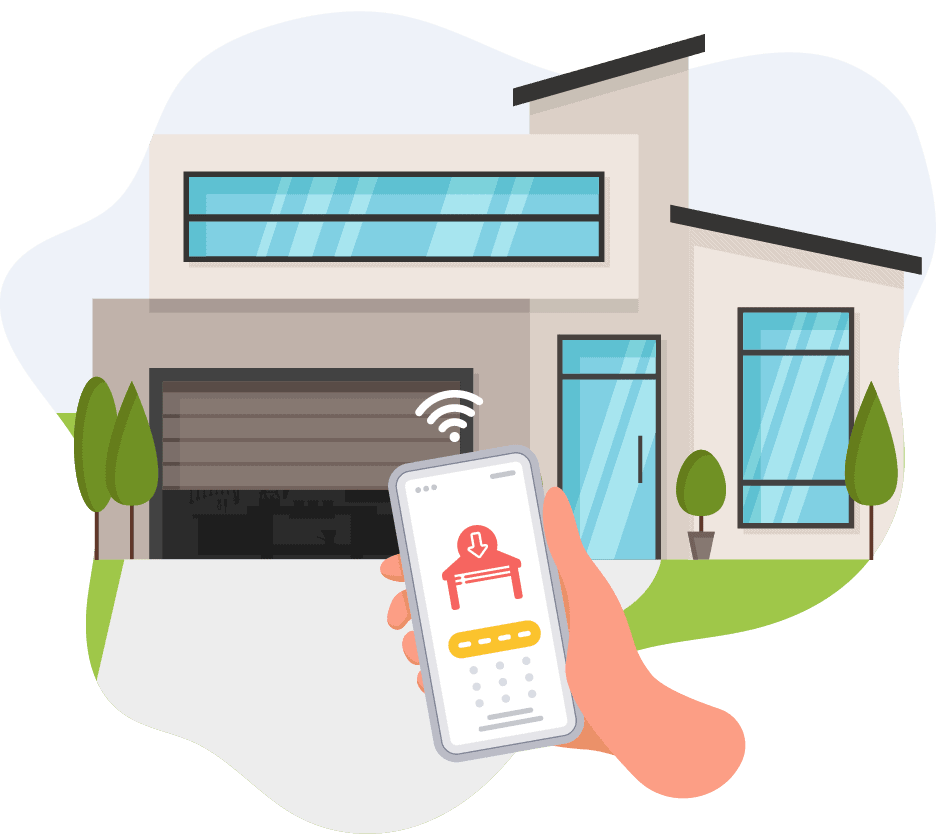 smart garage door smart garage door