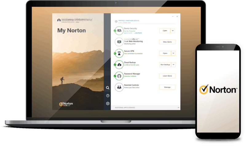 Norton Secure VPN Desktop and Mobile