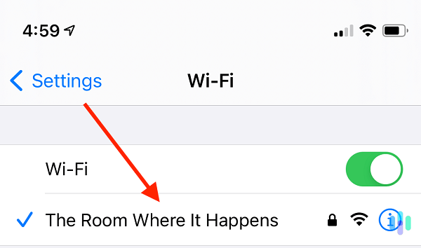 Mac Wi-Fi Network Selection Mac Wi-Fi Network Selection