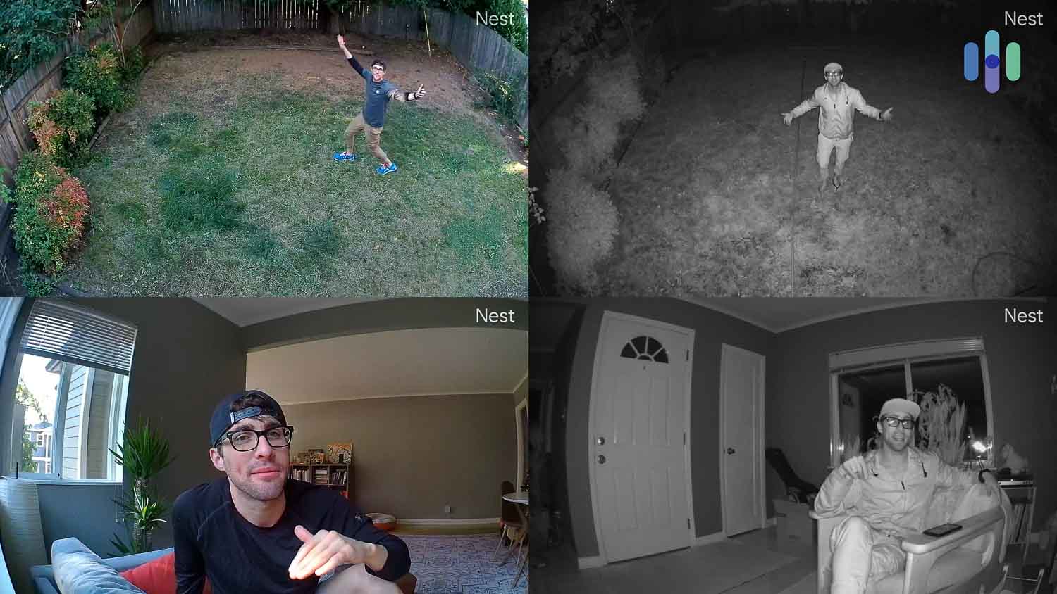 Four samples of Nest Cam video quality Four samples of Nest Cam video quality