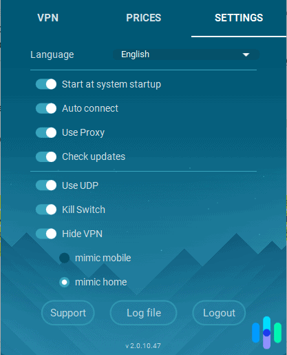 Whoer VPN desktop features at a glance Whoer VPN desktop features at a glance