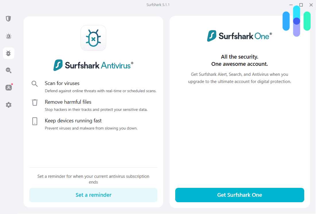 Surfshark antivirus add-on Surfshark antivirus add-on