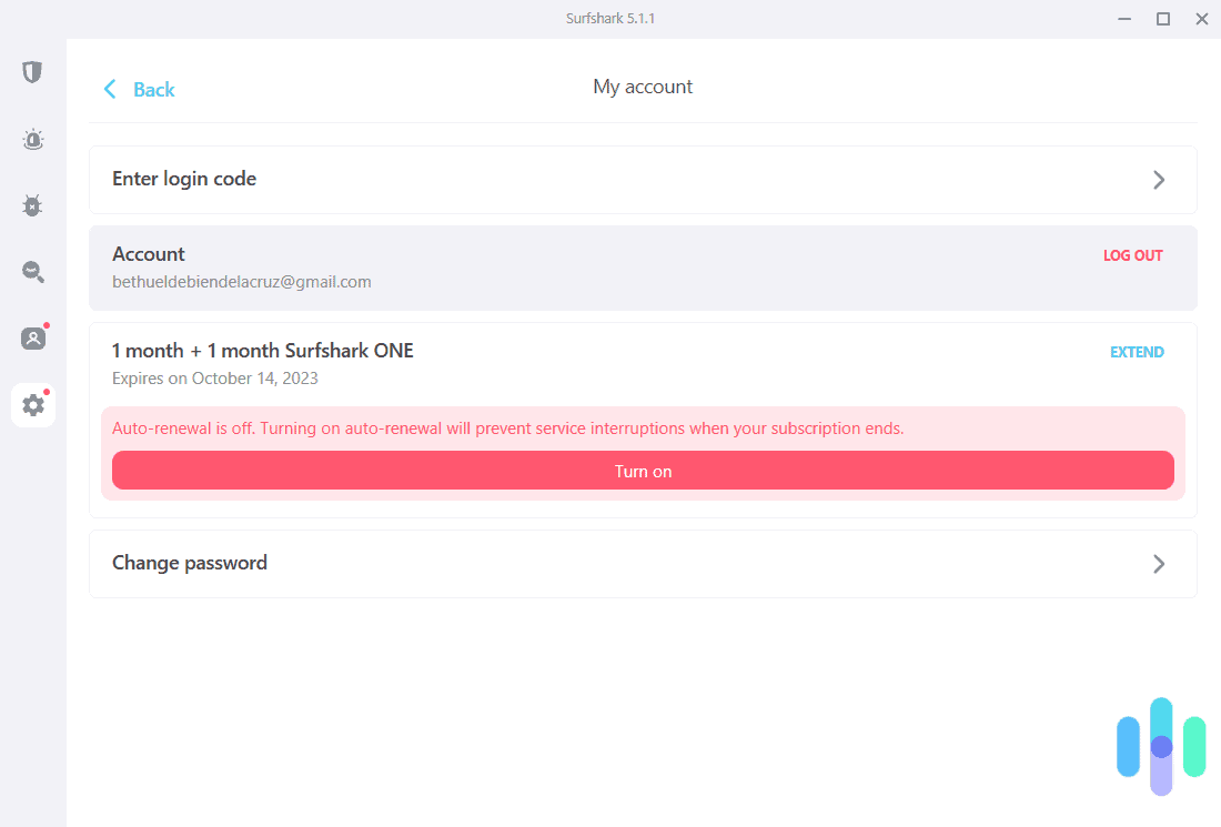 Surfshark One account subscription Surfshark One account subscription