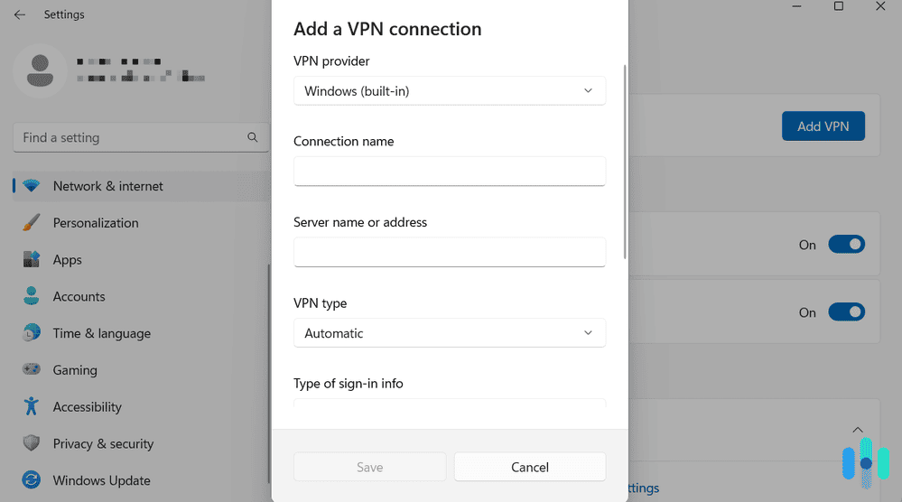 Adding a VPN on Windows 11 Adding a VPN on Windows 11