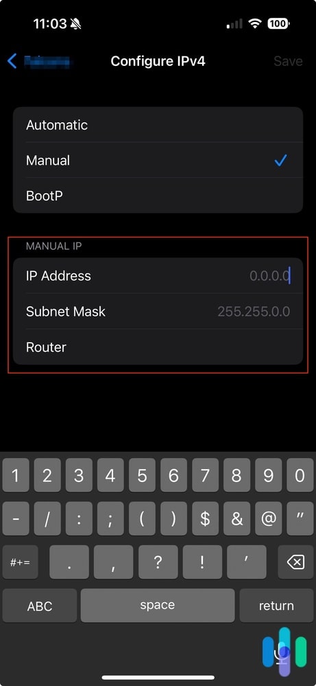 Changing your IP address on iOS Changing your IP address on iOS