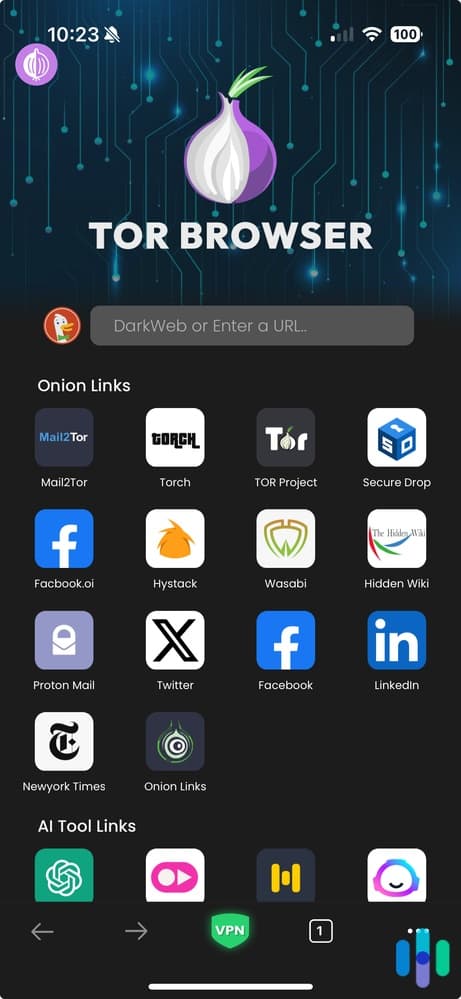 Tor Browser and DuckDuckGo on iOS Tor Browser and DuckDuckGo on iOS