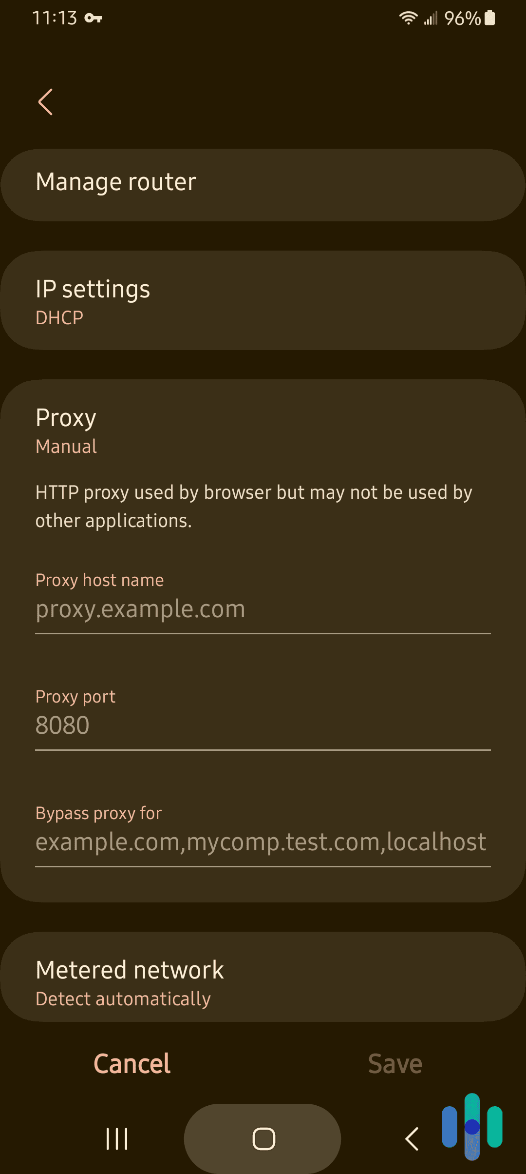 Proxy Settings on Android Proxy Settings on Android
