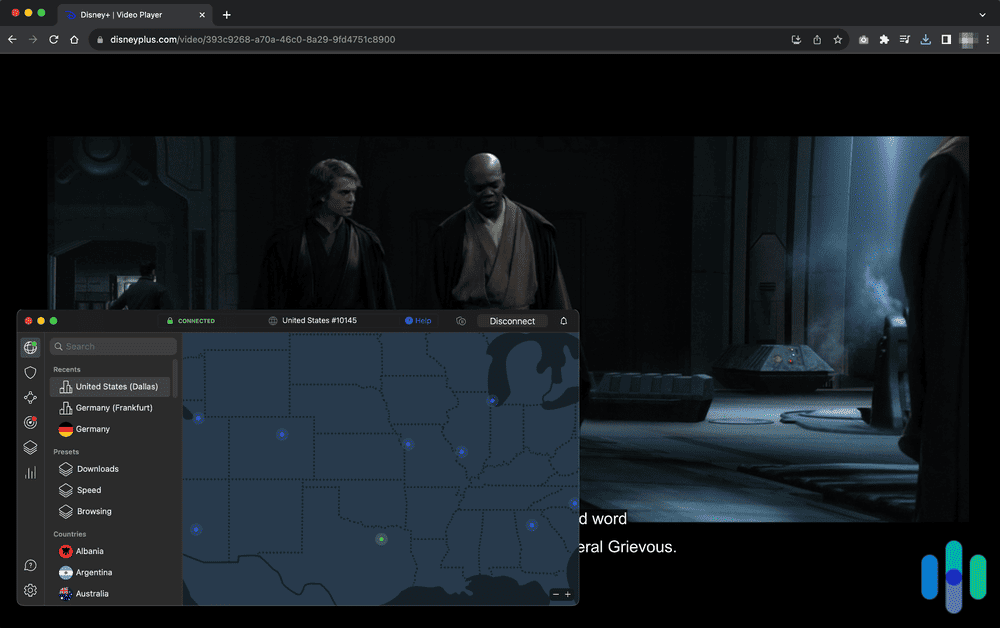 Testing NordVPN with Disney+ Testing NordVPN with Disney+