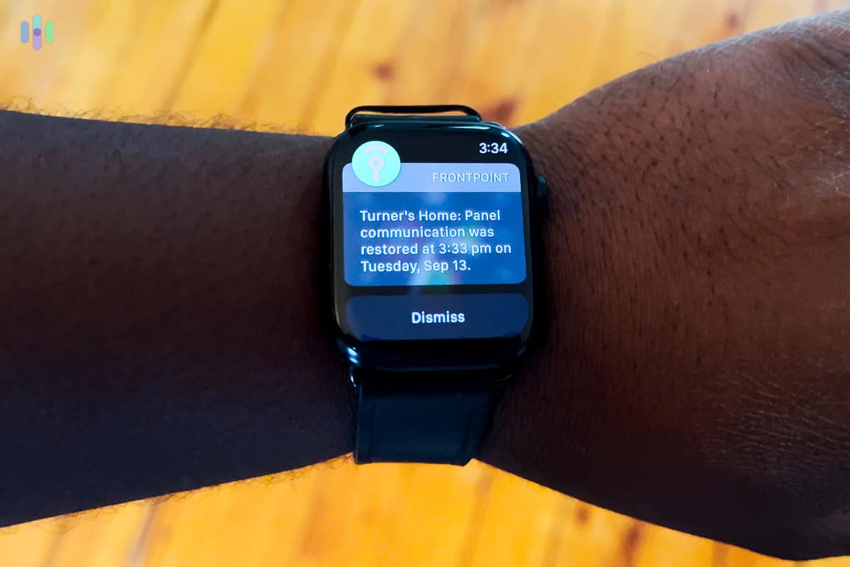 Frontpoint Apple Watch Notification Frontpoint Apple Watch Notification
