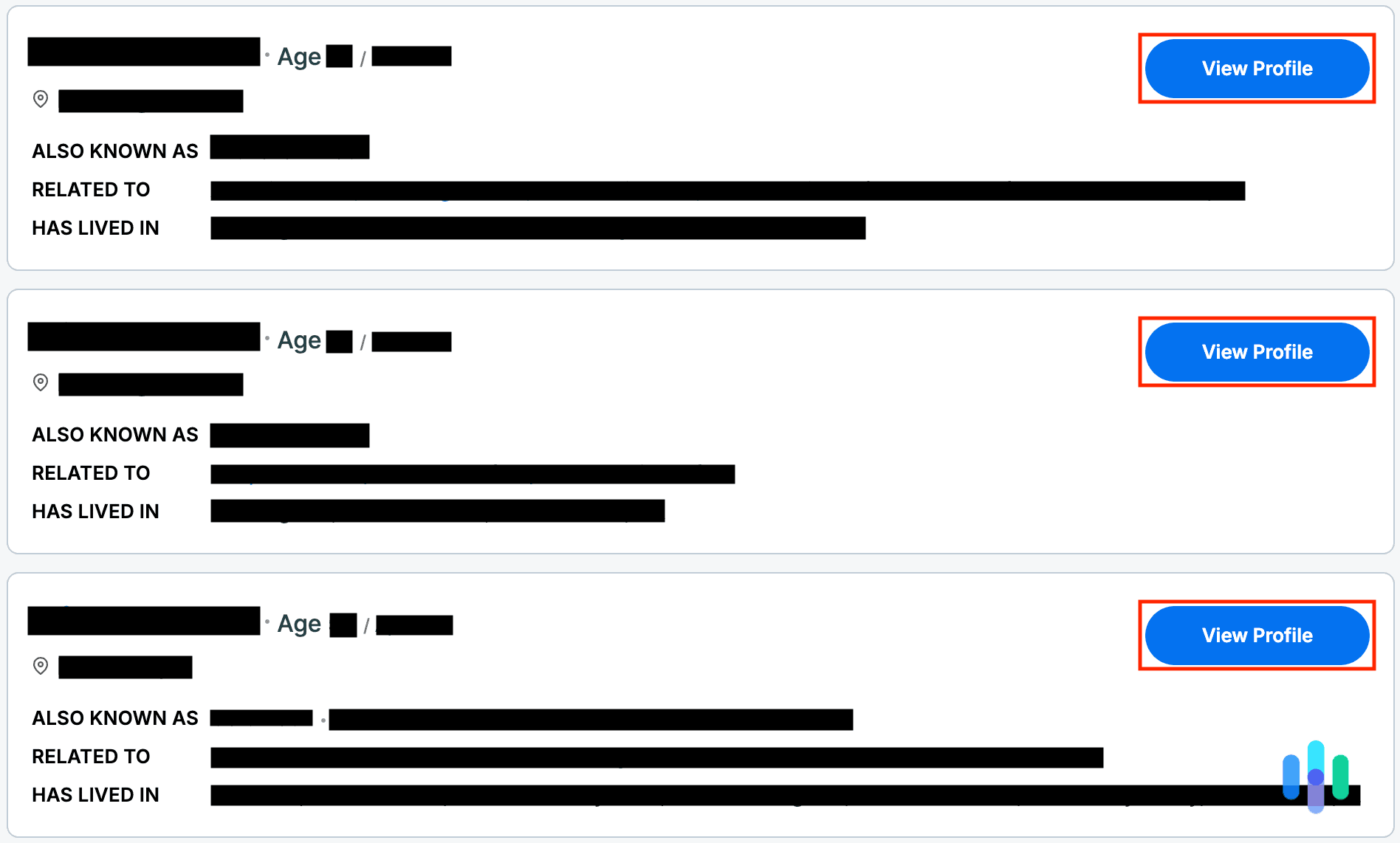 Radaris profiles WM Radaris profiles