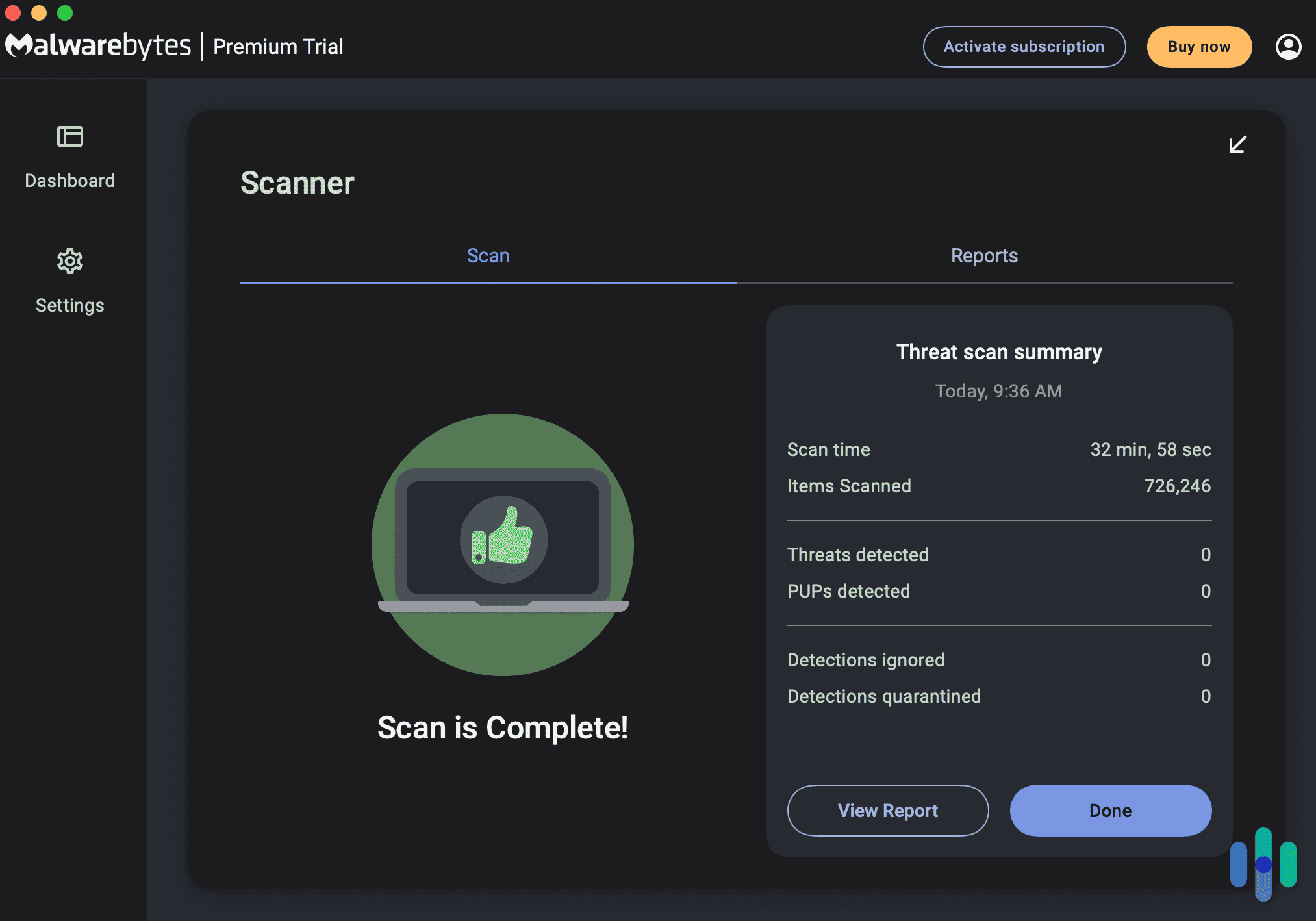 Malwarebytes scan Malwarebytes scan