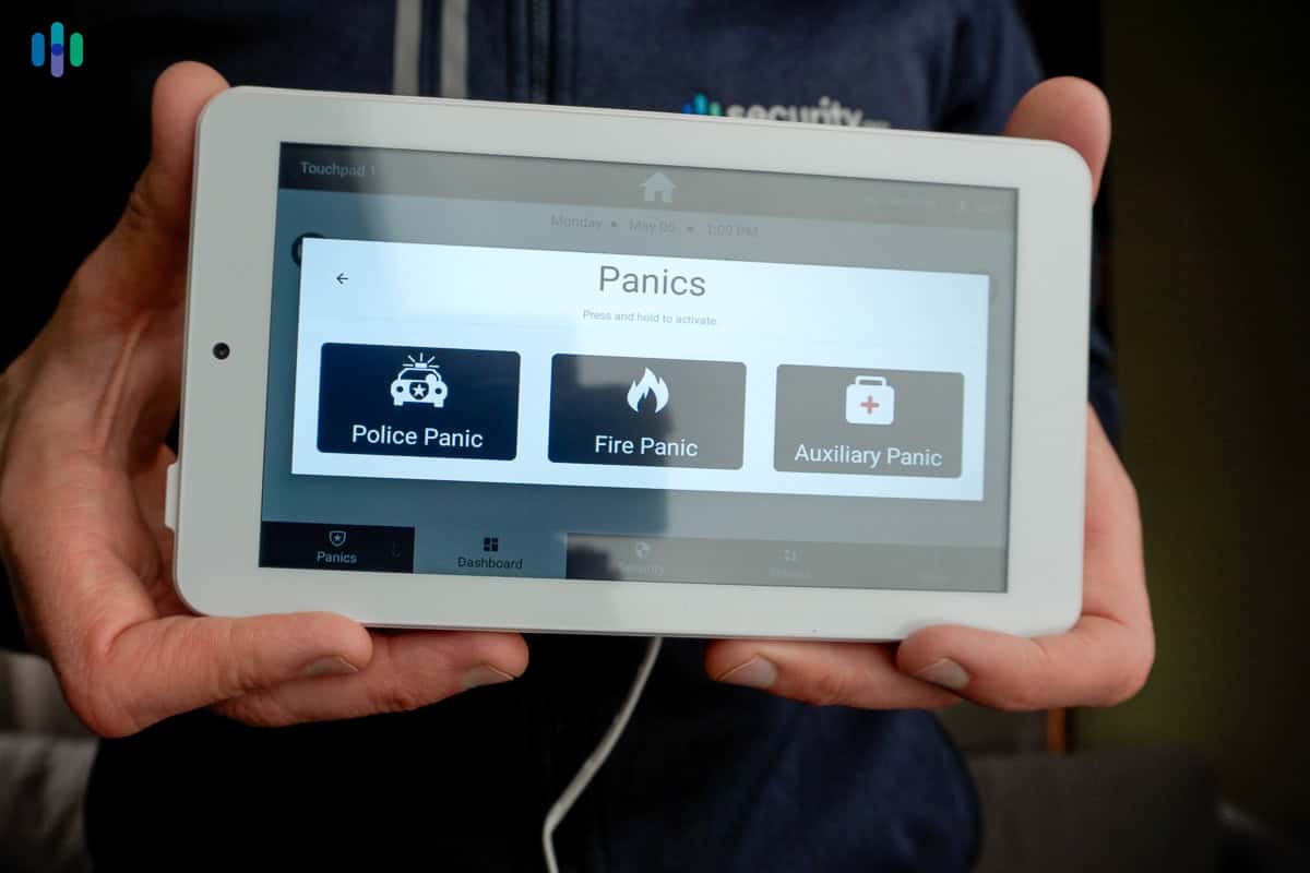 Cove Panel’s panic screen Cove Panel's panic screen