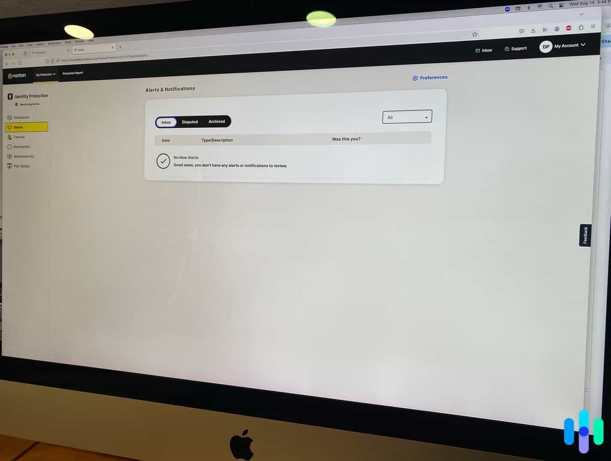 No notifications is a good sign. No notifications is a good sign.