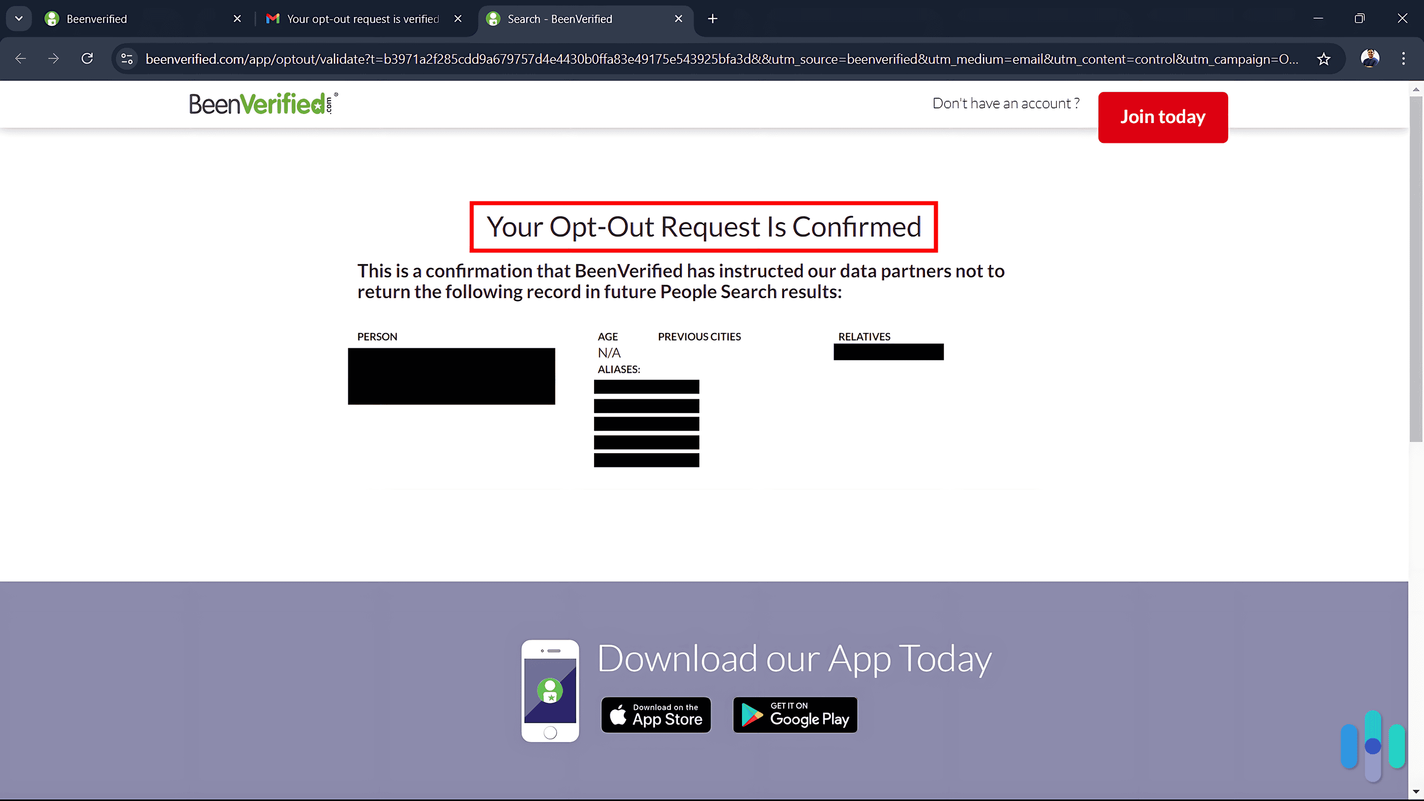 This page confirmed our removal request. This page confirmed our removal request.