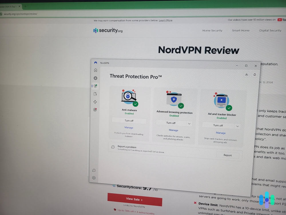 NordVPN is a good option if you’re looking for a VPN with many high-end security features. NordVPN is a good option if you're looking for a VPN with many high-end security features.