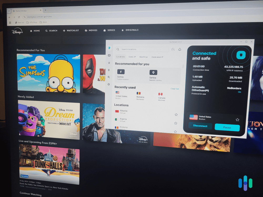 Surfshark is a good IPVanish alternative if you re mostly looking for a great streaming VPN. Surfshark is a good IPVanish alternative if you're mostly looking for a great streaming VPN.