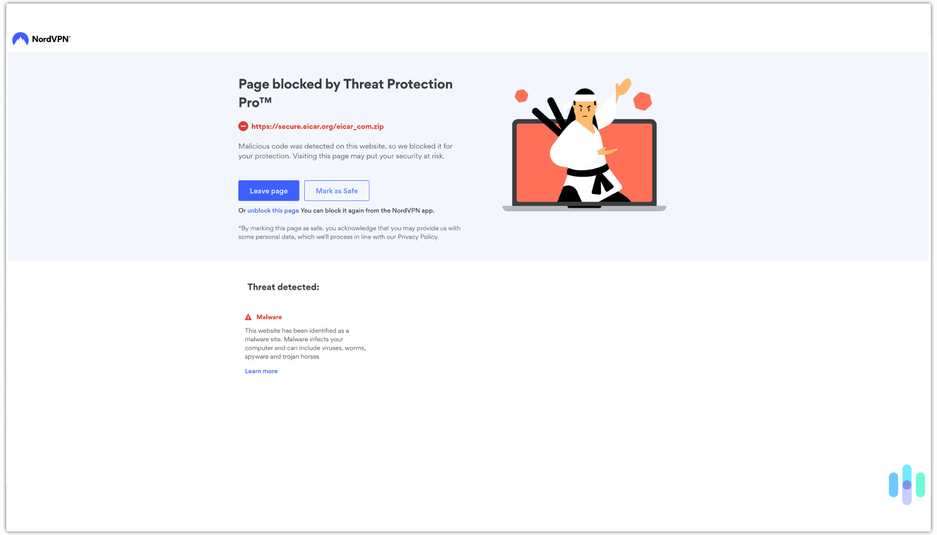 Threat Protection Pro™ nails a virus in the wild. Threat Protection Pro™ nails a virus in the wild.