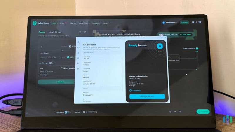 Surfshark has great privacy features, including a service that generates an alternative email and identity for you.