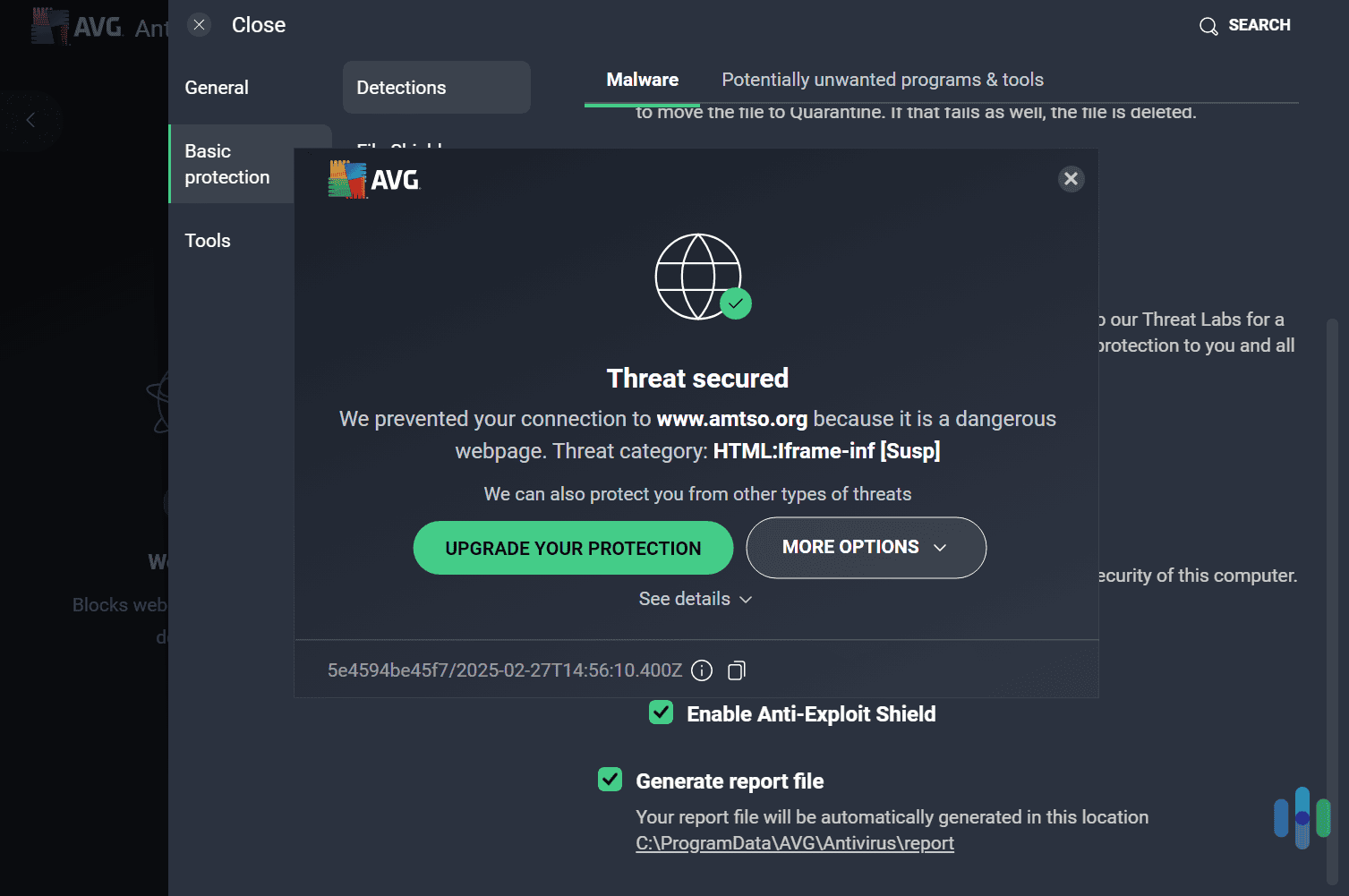 AVG passed all of our malware protection tests, including drive-by malware downloads. AVG passed all of our malware protection tests, including drive-by malware downloads.