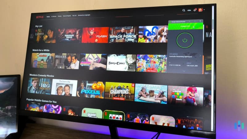 PIA worked with popular streaming sites in our tests but only when we used its streaming servers.