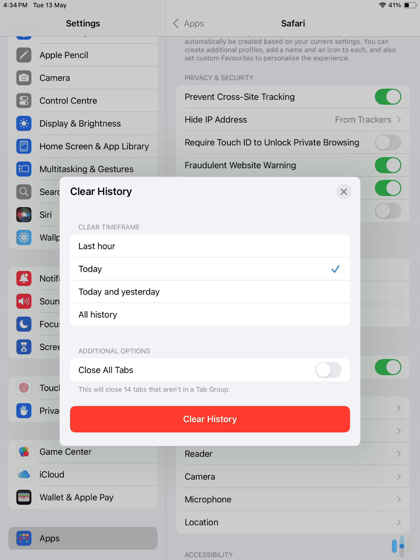Clearing all out website data from Safari on iOS Clearing all out website data from Safari on iOS