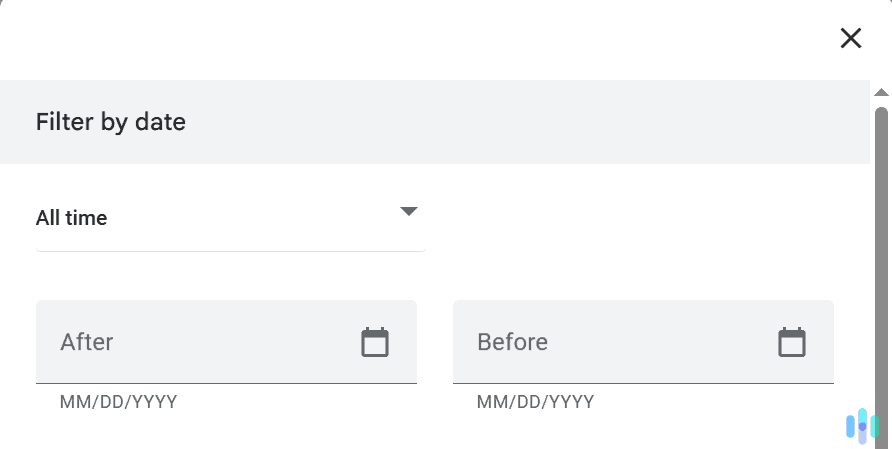 In addition to filtering by Google product, you can also filter the YouTube search results by date ranges. In addition to filtering by Google product, you can also filter the YouTube search results by date ranges.