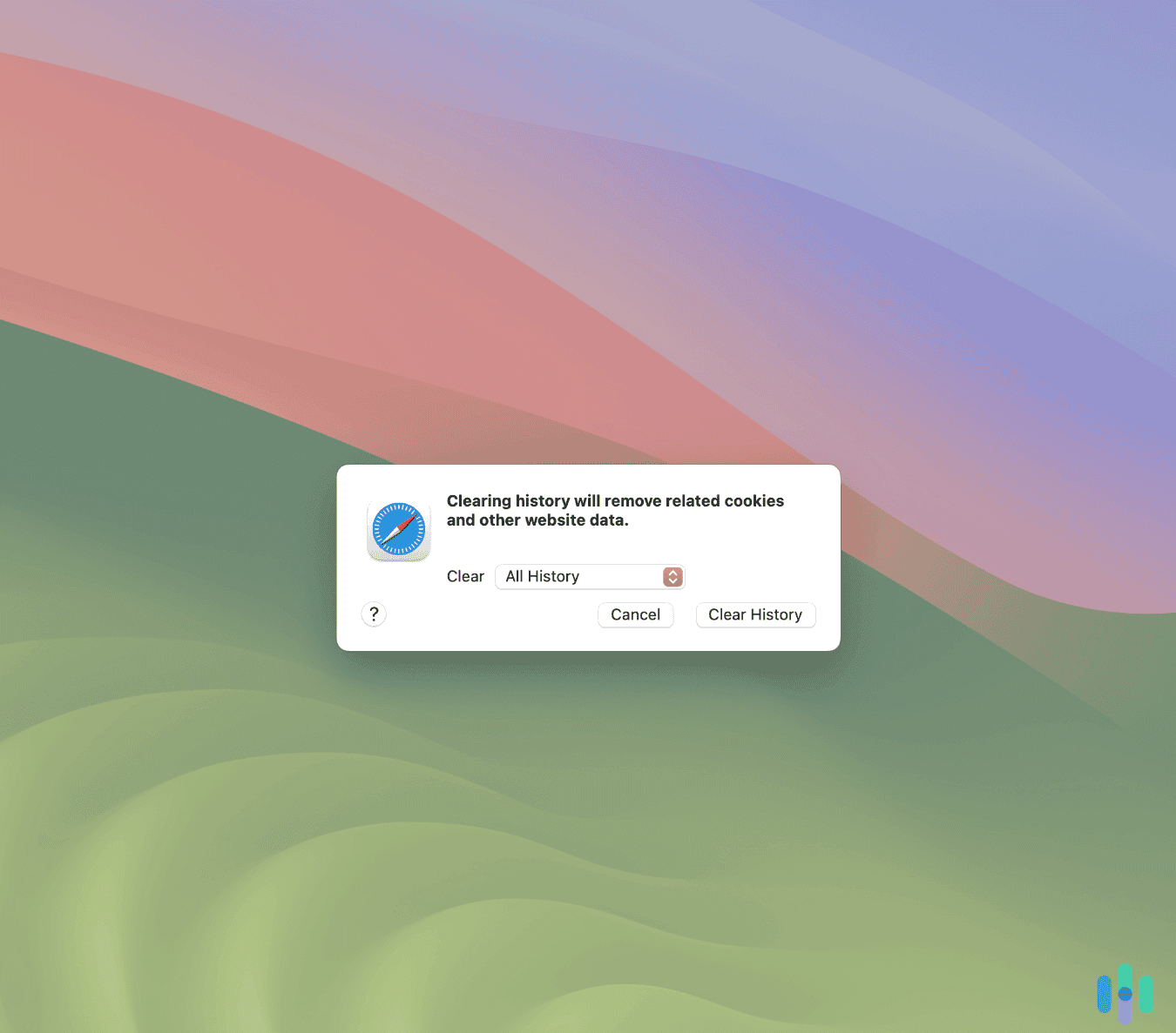 Safari gave us the option to delete our entire search history or portions of it. Safari gave us the option to delete our entire search history or portions of it.