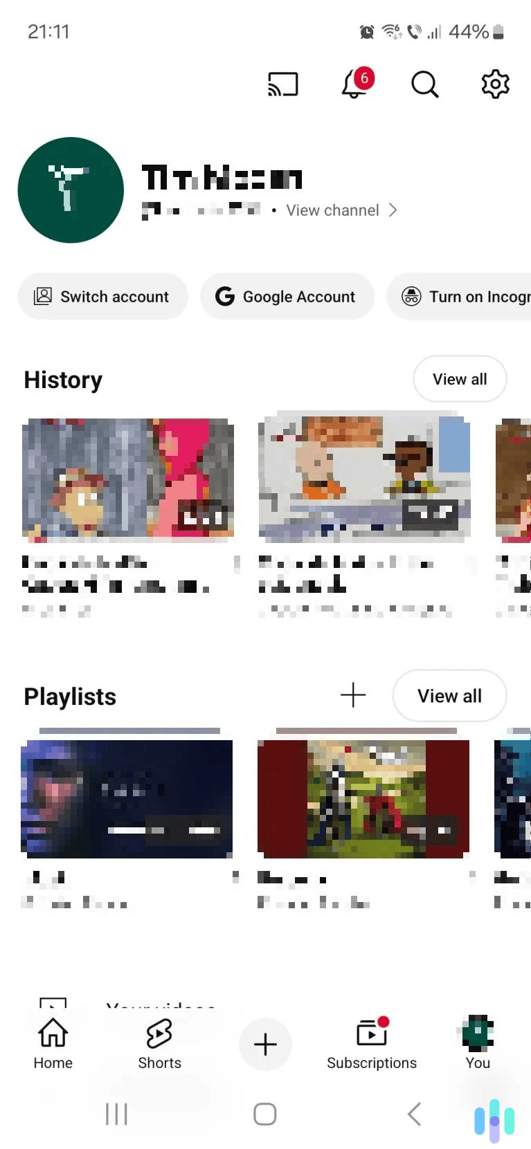 Tap the “View All” option to access your watch history. Tap the “View All” option to access your watch history.