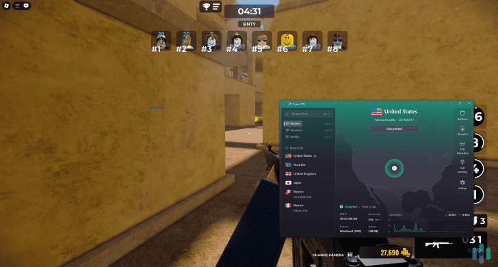 Proton VPN makes it very easy to connect to servers and start playing Roblox. Proton VPN makes it very easy to connect to servers and start playing Roblox.