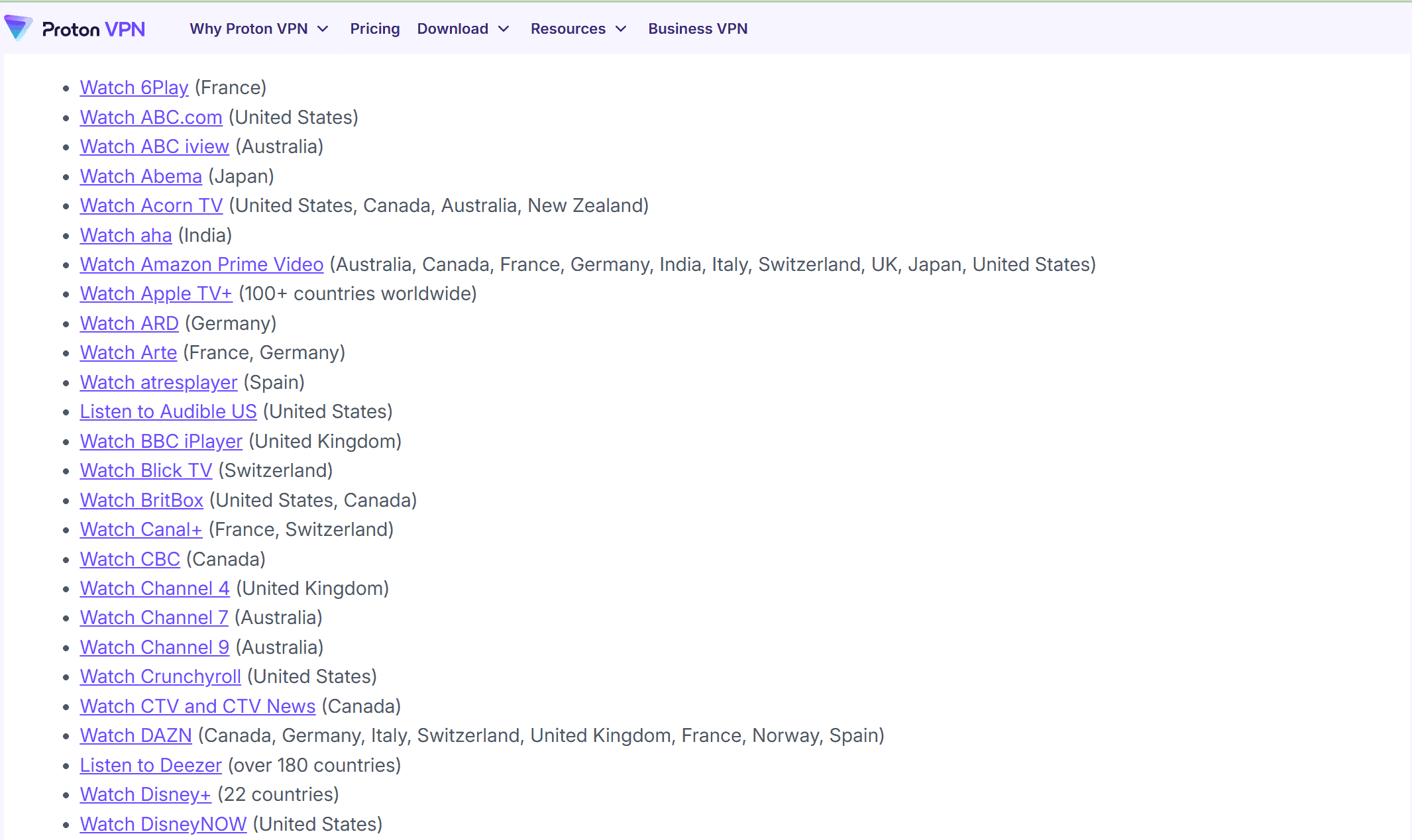 Proton VPN offers support for tons of streaming services. Proton VPN offers support for tons of streaming services.