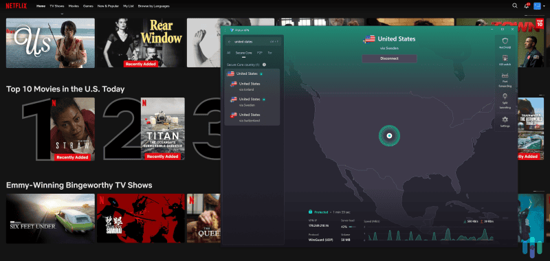 Proton VPN’s Secure Core servers offer additional privacy while streaming, but might also cause noticeable slowdowns. Proton VPN's Secure Core servers offer additional privacy while streaming, but might also cause noticeable slowdowns.