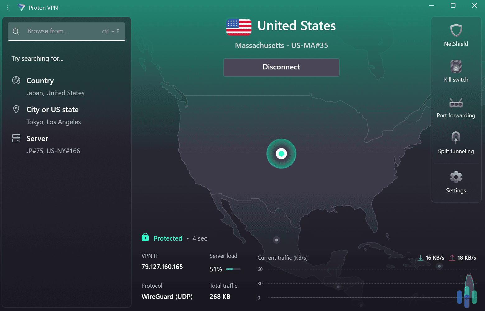 Proton VPN's apps are very easy to install, navigate, and use.