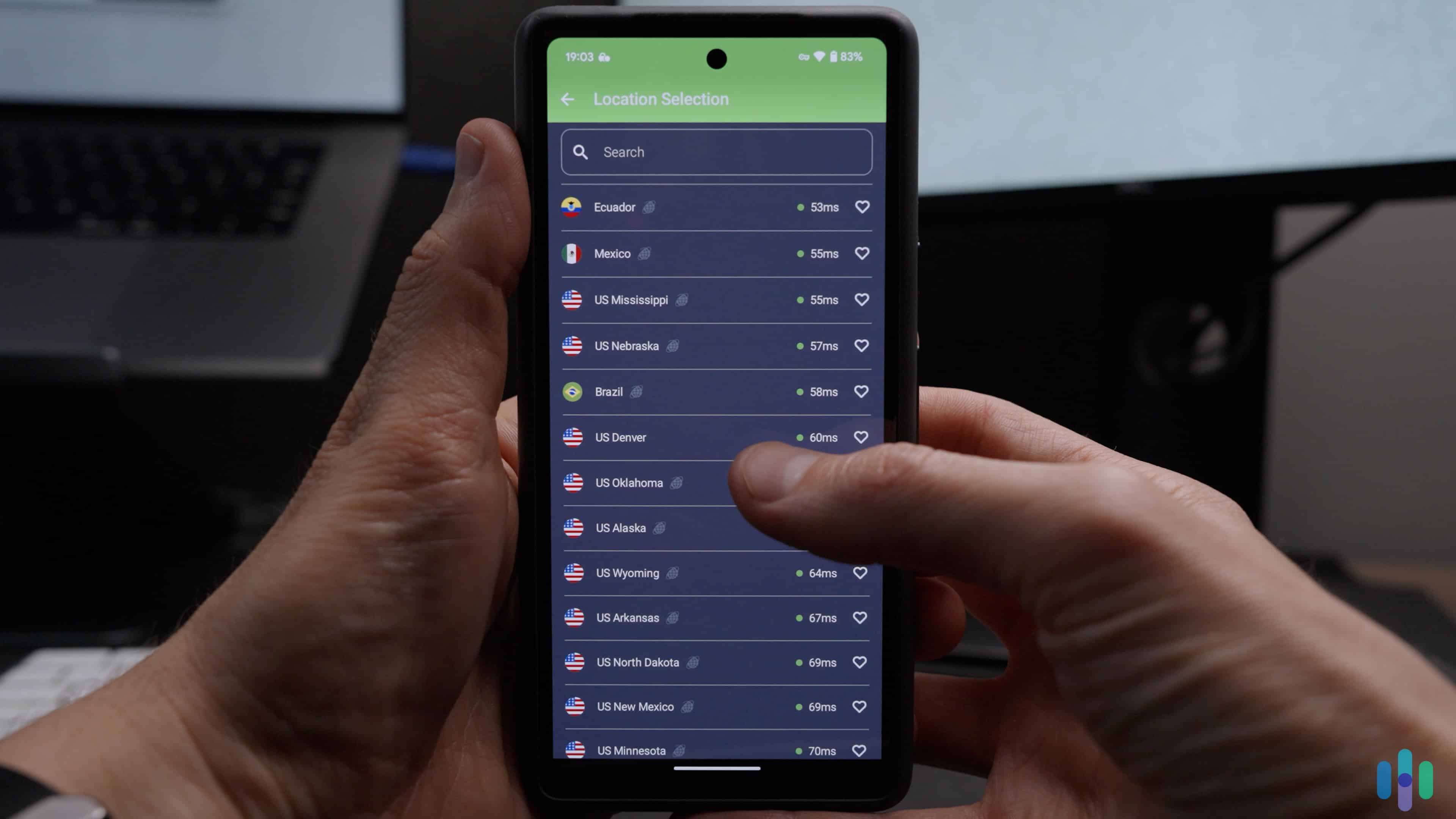 We’re overall pretty happy with the size of PIA’s server network (91 countries).