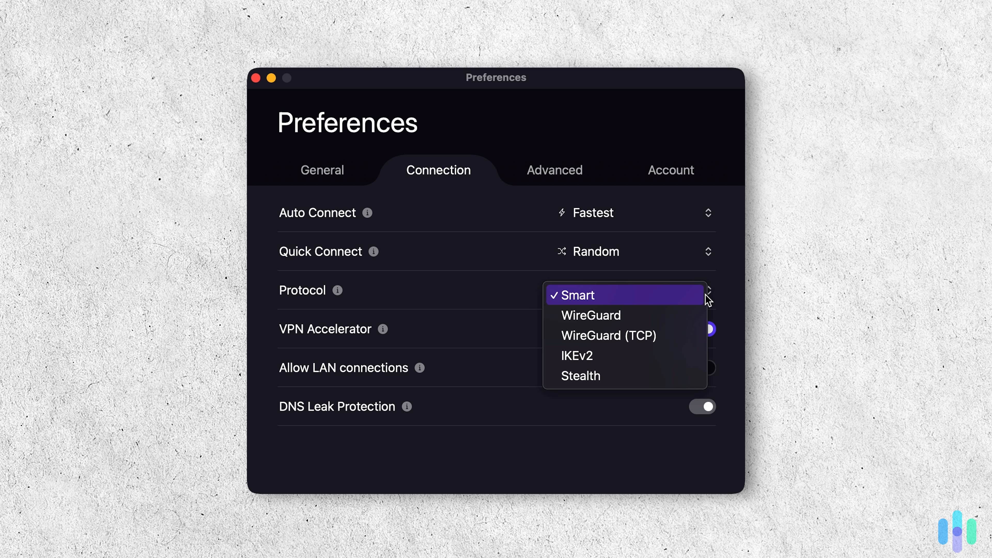 Proton VPN protocols on macOS We like that Proton VPN offers several ways to customize your connection to their servers.
