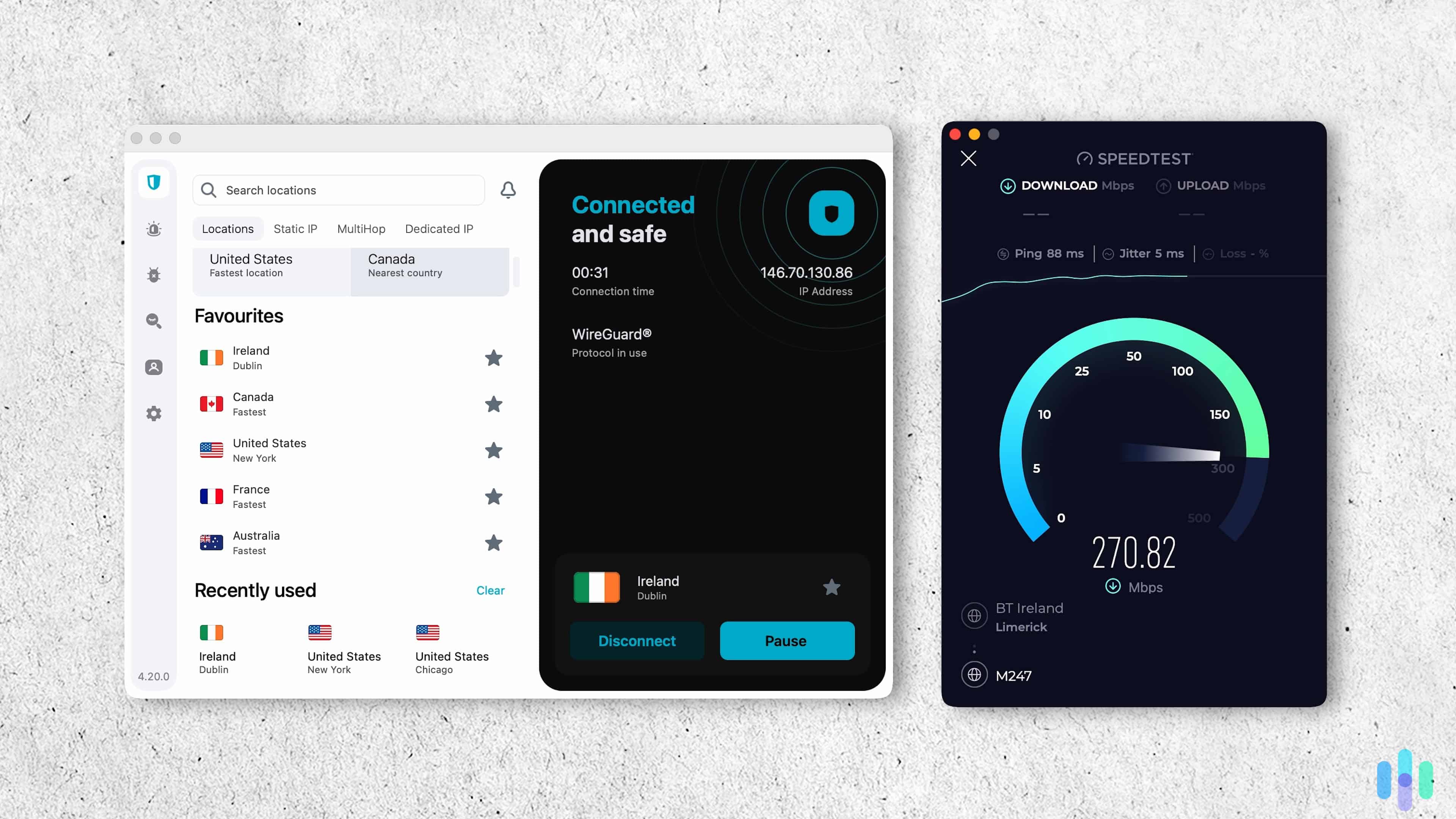 Even when we connected to a server across the pond, Surfshark only slowed our download speed by about 10 percent. Even when we connected to a server across the pond, Surfshark only slowed our download speed by about 10 percent.