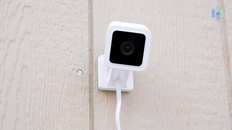 At just $36, we were impressed that the Wyze Cam v3 works indoors and outdoors for added flexibility.