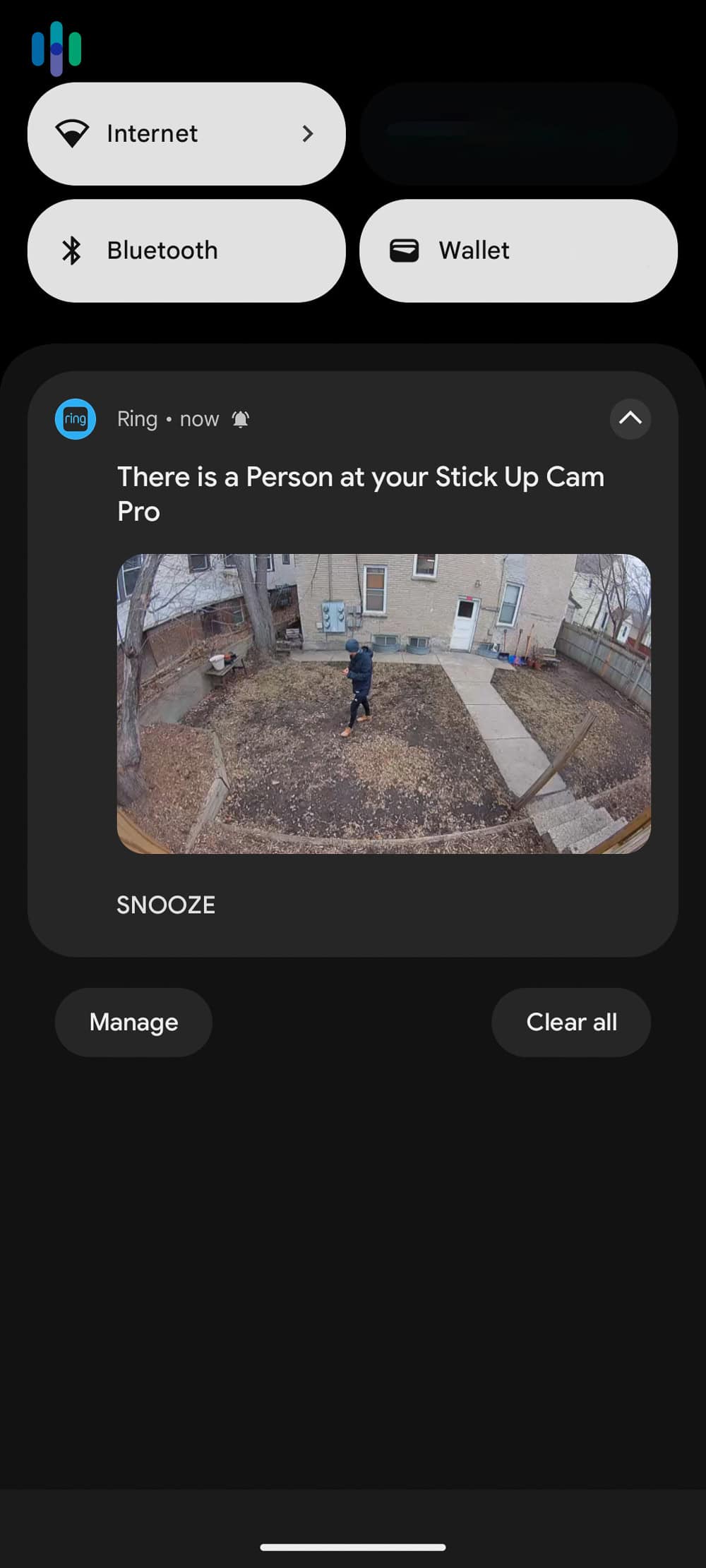 Our Ring Stick Up Cam Pro recorded a clip any time it detected a person in its vision. Our Ring Stick Up Cam Pro recorded a clip any time it detected a person in its vision.