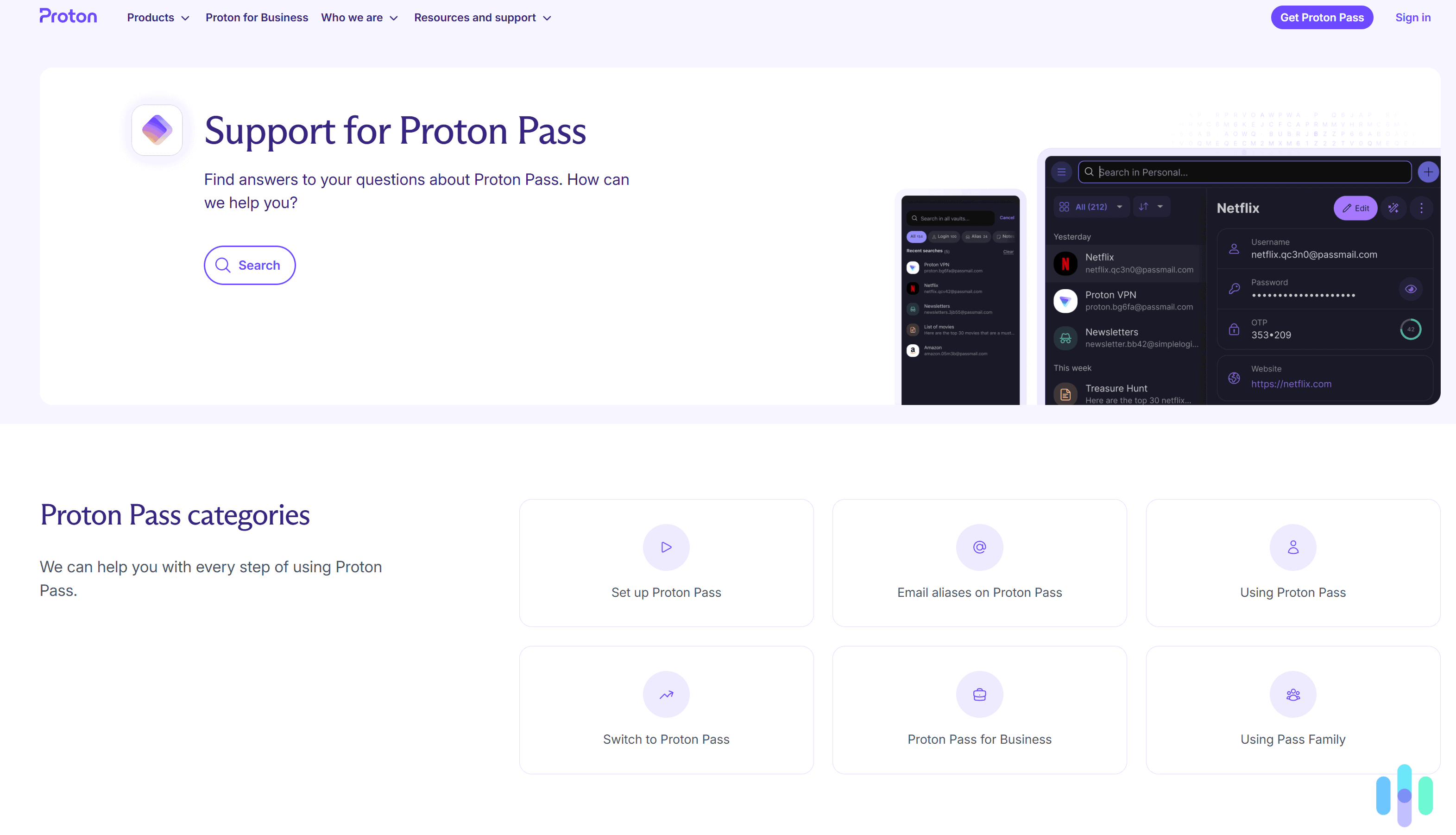 Proton Pass  Product Image