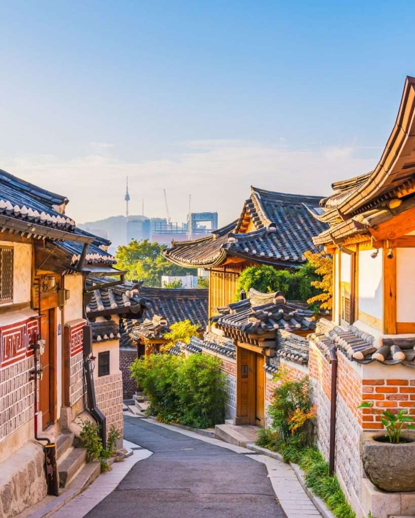 Hanok Village in Seoul South Korea